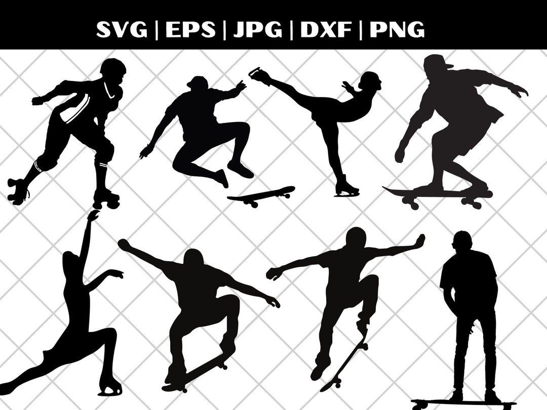 Figure Skating Svg, SVG Files for Cricut, Figure Skate Clipart, Figure ...