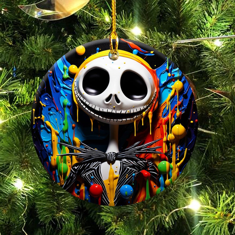 The Nightmare Before Christmas Ornament Jack Skellington Etsy