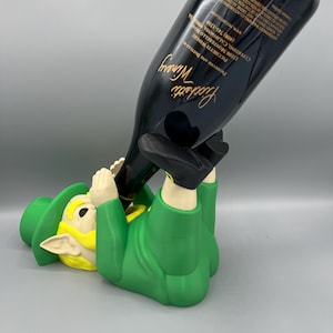 Portabotellas de vino de duende - Accesorios para vino - Accesorios para beber - Soporte para botellas de vino - Día de San Patricio - Regalo para bebedores - Soporte