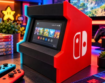 3D Printed Nintendo Switch Arcade Cabinet - Classic or OLED - Etsy