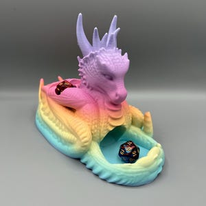 3D Printed Dragon Dice Tower: RPG Gaming Accessories