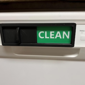 Sauber Dirty Dishwasher Schild - Zustandsanzeige für Geschirrspüler - Custom Dishwasher Schild - Sauber/Dirty Schild - Küchen Organisation - Küchen Werkzeuge