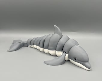 3D Printed Articulated Dolphin: Fidget Sensory Toy