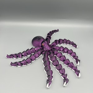 3D Printed Flexi Articulating Octopus -  Articulated Octopus - Sea Creature - Fidget Toy - Sensory Toy - Marine Life - Sea Monster