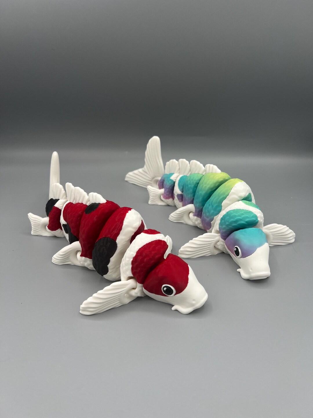 Koi Fish Inflatable 3D Printed Articulating Koi Fish: Flexi Fidget Sensory Toy - Etsy