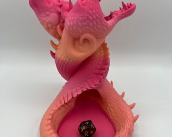 Torre de dados de Twin Dragons: Accesorios para juegos de DnD