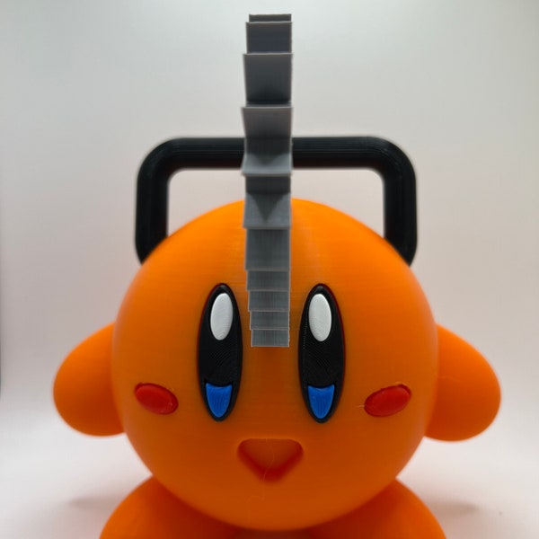 Pochita Kirby Chainsawman - Chainsawman Pochita - Chainsawman Gift - Kirby Gift - Anime Gift - Pochita Kirby Figurine - Pochita Kirby 3D