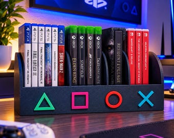 Playstation Button Spielehalter - Universelle Aufbewahrung für Spiele