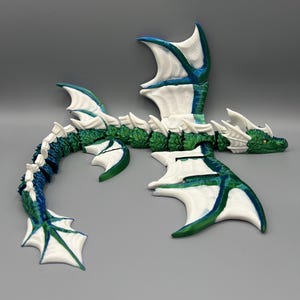 Beweglicher Flexi Sea Dragon - 3D Gedruckter Drache - Beweglicher Drache - Flexi Dragon - Sea Dragon Figur - Drache Sammlerstück - Fantasy
