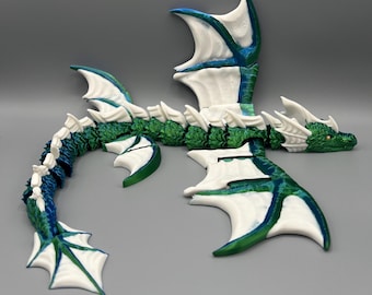 Articulating 3D Printed Sea Dragon: Flexi Fidget Figurine