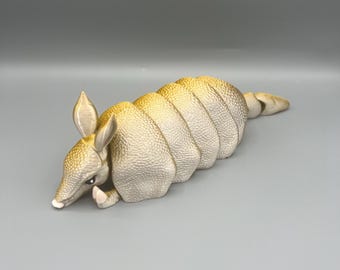 3D Printed Flexi Armadillo – Poseable Fidget Animal Toy