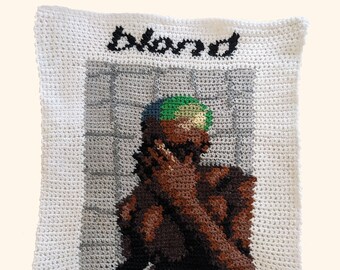 Frank Ocean Blond Crochet Tapestry Pattern Large Handmade Embroidery Art Wall Decor Hanging Gift for New Home Etsy