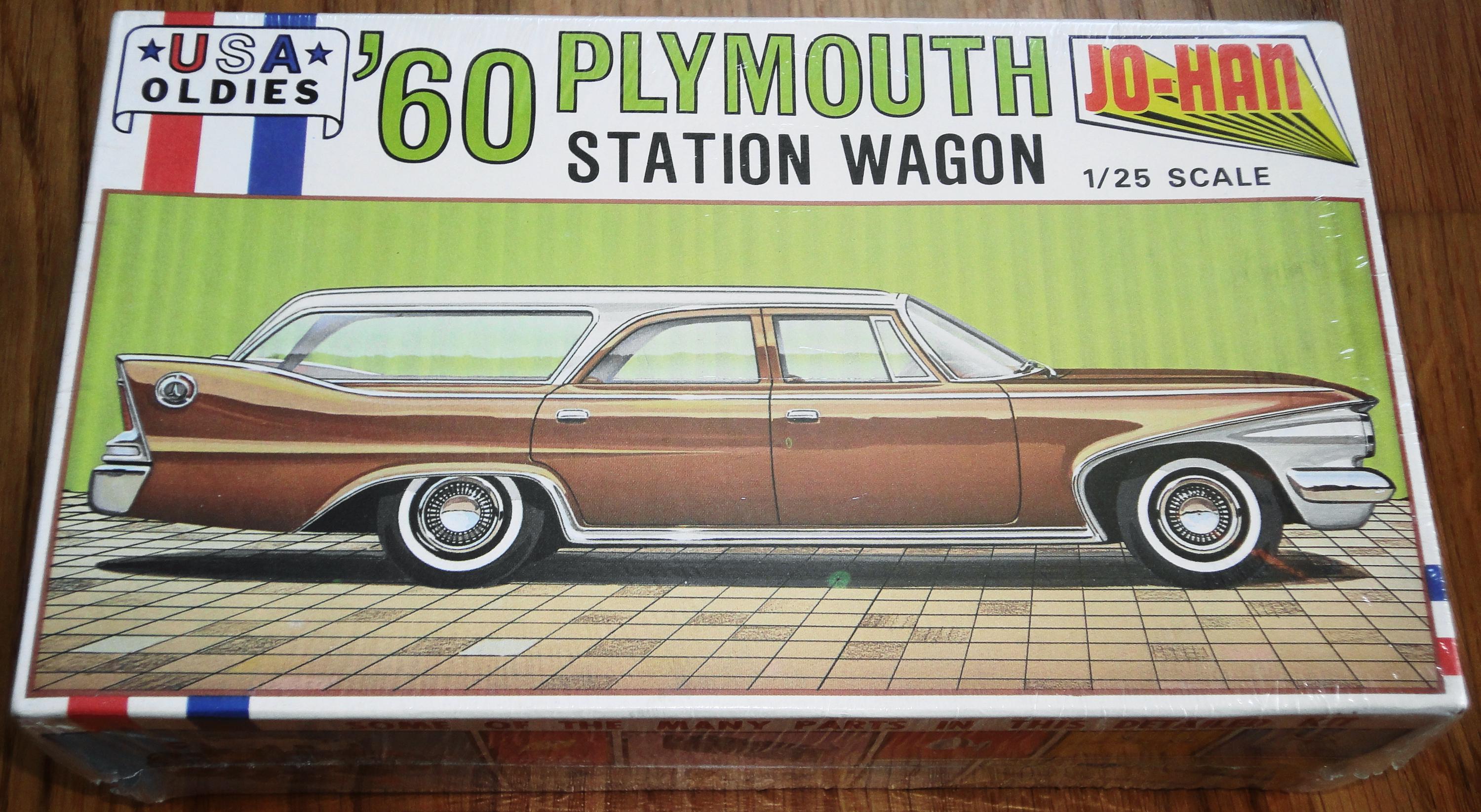 □JO-HAN '60 PLYMOUTH STATION WAGON USA OLDIES MPC amt プリムス