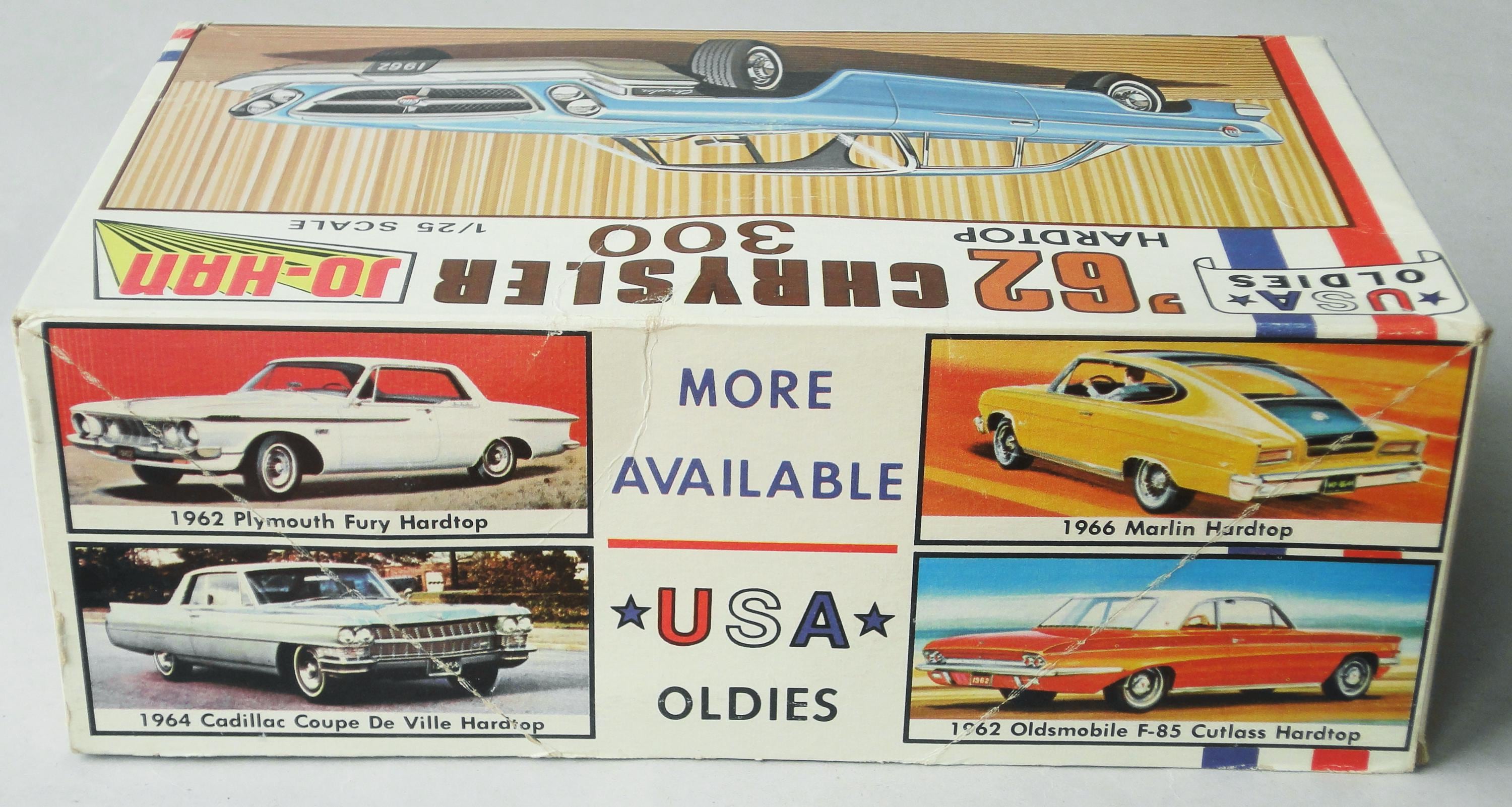 Jo-han USA Oldies '62 Chrysler 300 Hardtop 1/25 Scale Model Kit - Etsy