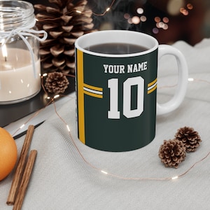 Custom Packers Mug- Home and Away Options