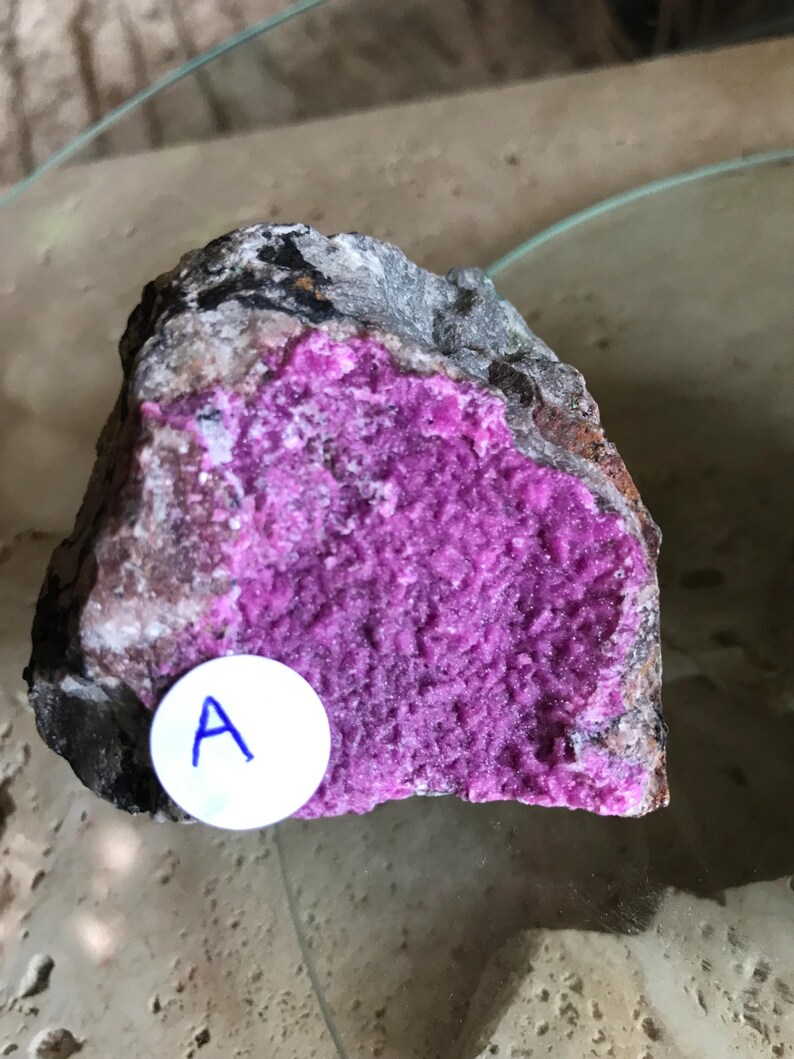 Cobolto calcite Crystal chunks pink coboltoen calcite natural minerals and crystals pink druzy gems and specimens reiki chakra image 15