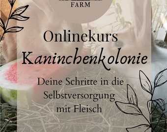 Kaninchenkolonie Onlinekurs