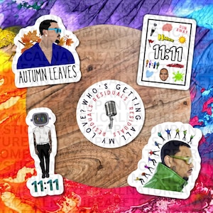 Chris Brown 11:11 Stickers, Chris Breezy Stickers, Residuals, Album Stickers, Music, Chris Brown Official, TV Head Sticker
