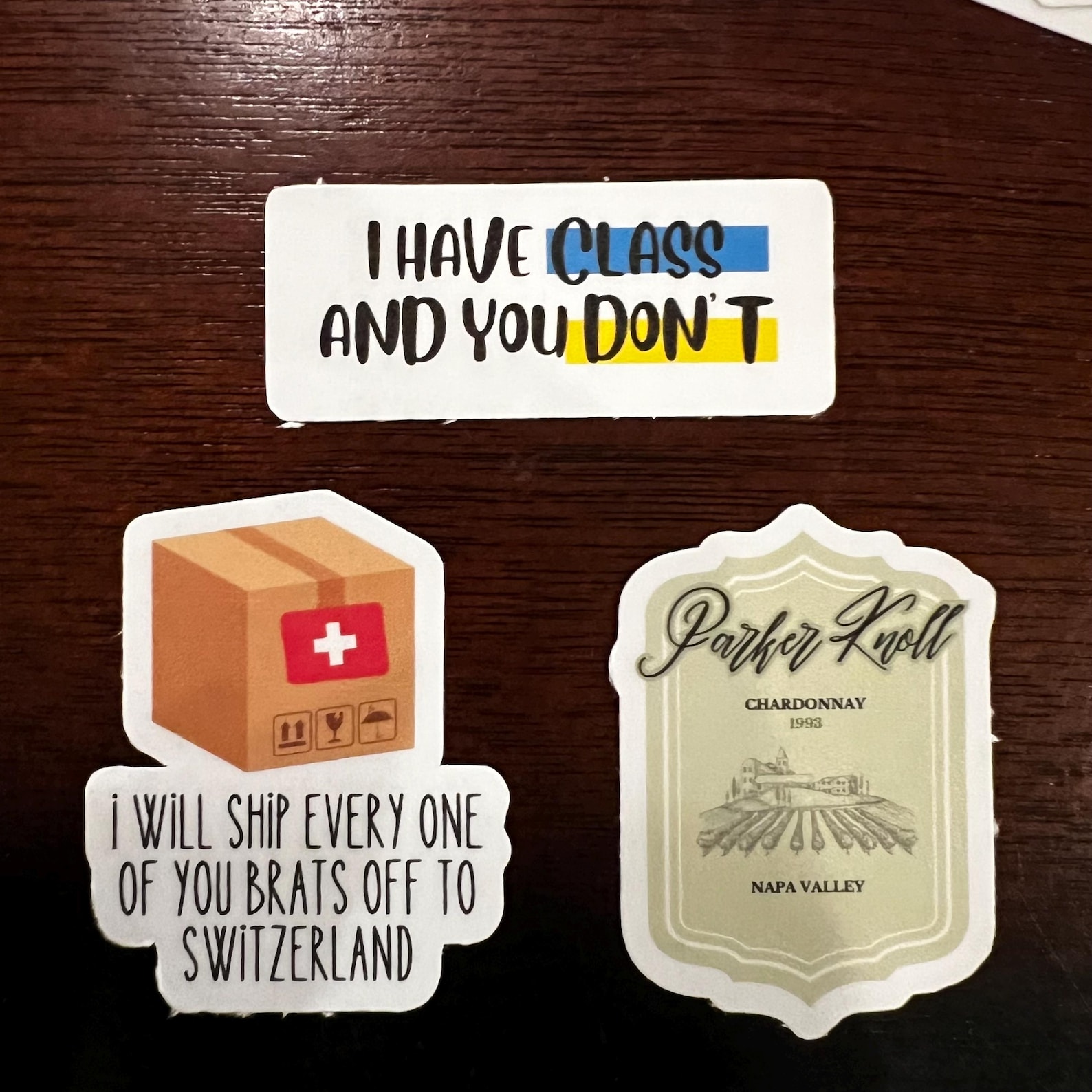 Peanut Butter and Oreos Stickers, Trap Camp Stickers, Annie, Hallie, I ...