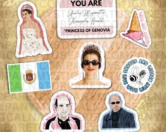 Diaries of Genovia Stickers