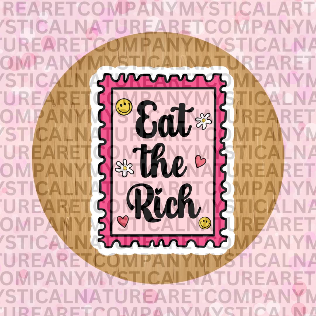 Eat the Rich Sticker Pack, Activist Decals - Etsy