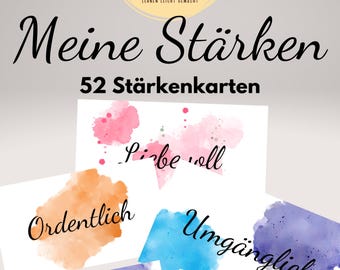 Meine Stärken - 52 Stärkenkarten für Kinder und Jugendliche