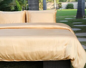 Austin Linen® Aspen Gold Organikos Bamboo Sateen Bed in a Bag