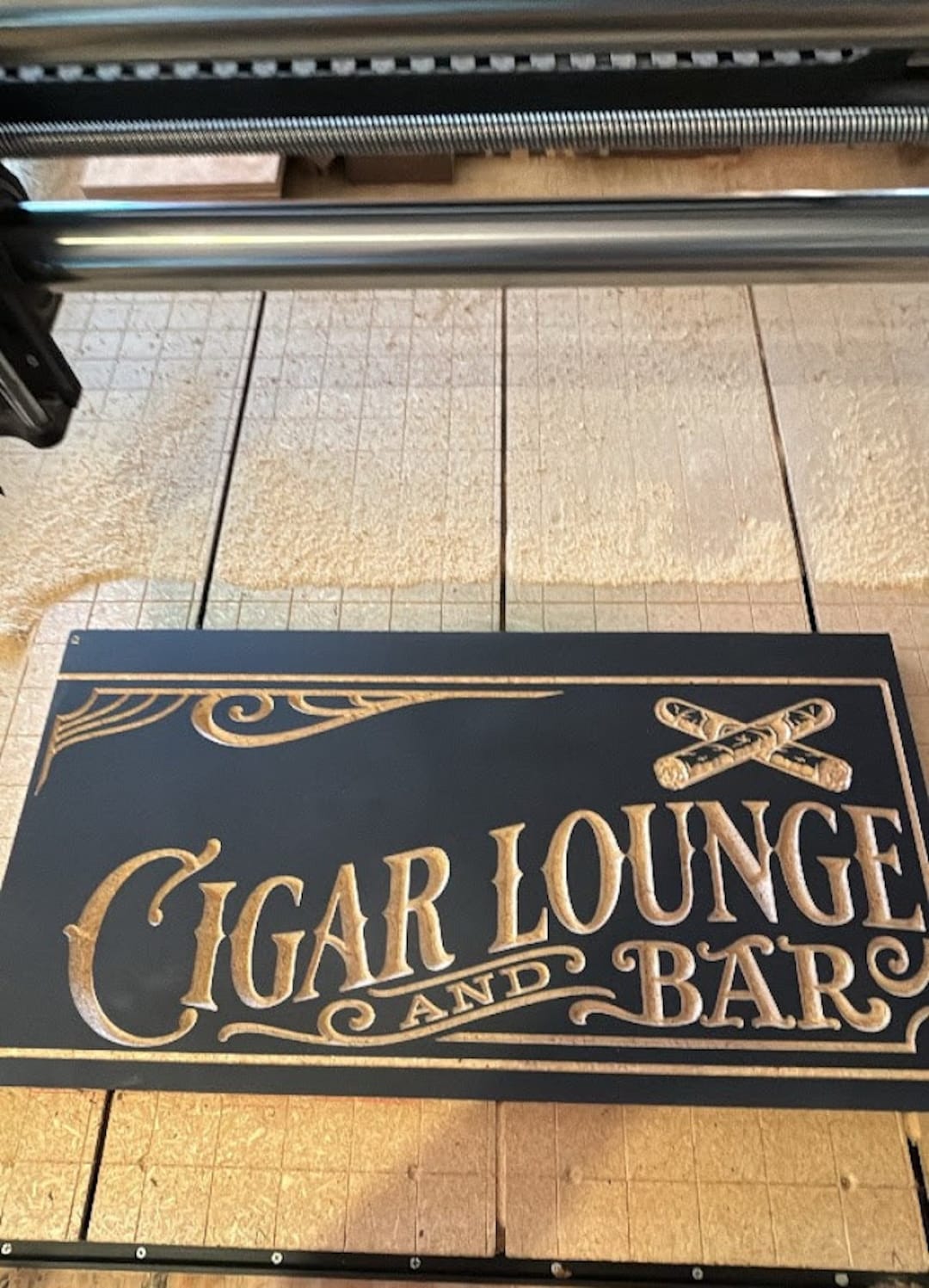 Personalized Cigar Bar Sign Cigar Bar and Lounge Sign Etsy