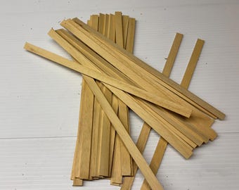 OBECHE Kumiko Strips, Calibrated Wood for Modelling (32cm x 11mm x 3.0mm)