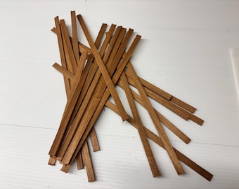 Sapele Kumiko Strips, Wooden strips, Precision Wood for Modelling (32cm x 11mm x 3.0mm)