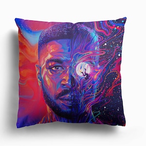 Kid Cudi - Man On The Moon 3 Square Pillow