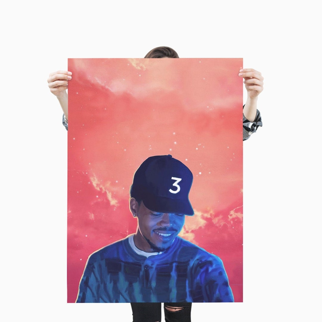 Chance the Rapper Coloring Book Deluxe Matte Vertical Poster Etsy