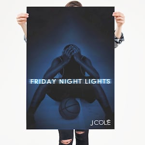 J Cole - Friday Night Lights Deluxe Matte vertical poster