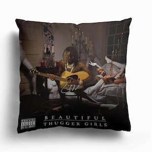 Young Thug - Beautiful Thugger Girls Square Pillow