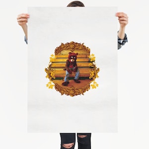 Kanye West Poster - College Dropout Deluxe Matte vertical poster