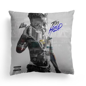 Lil Baby - Too Hard Square Pillow