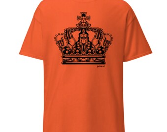 Koningsdag t-shirt oranje of wit, Koningsdag t-shirt