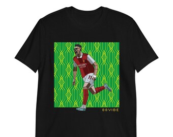 Martinelli Brazil Geometric Art Shirt, Football Club Shirt, Modern Art T-Shirt, Football Lover Shirt, Game Day Shirts, Arsenal Club Shirt