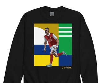 Martinelli Geometric Art Youth Sweatshirt, Football Lover Sweatshirt, Game Day Sweater, Youth Athletic Sweatshirt, Football Club Sweater