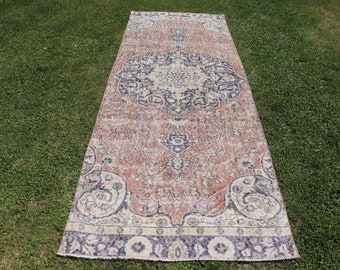 2x5ランナーラグ、トルコラグ、ヴィンテージラグ、ウシャクラグ