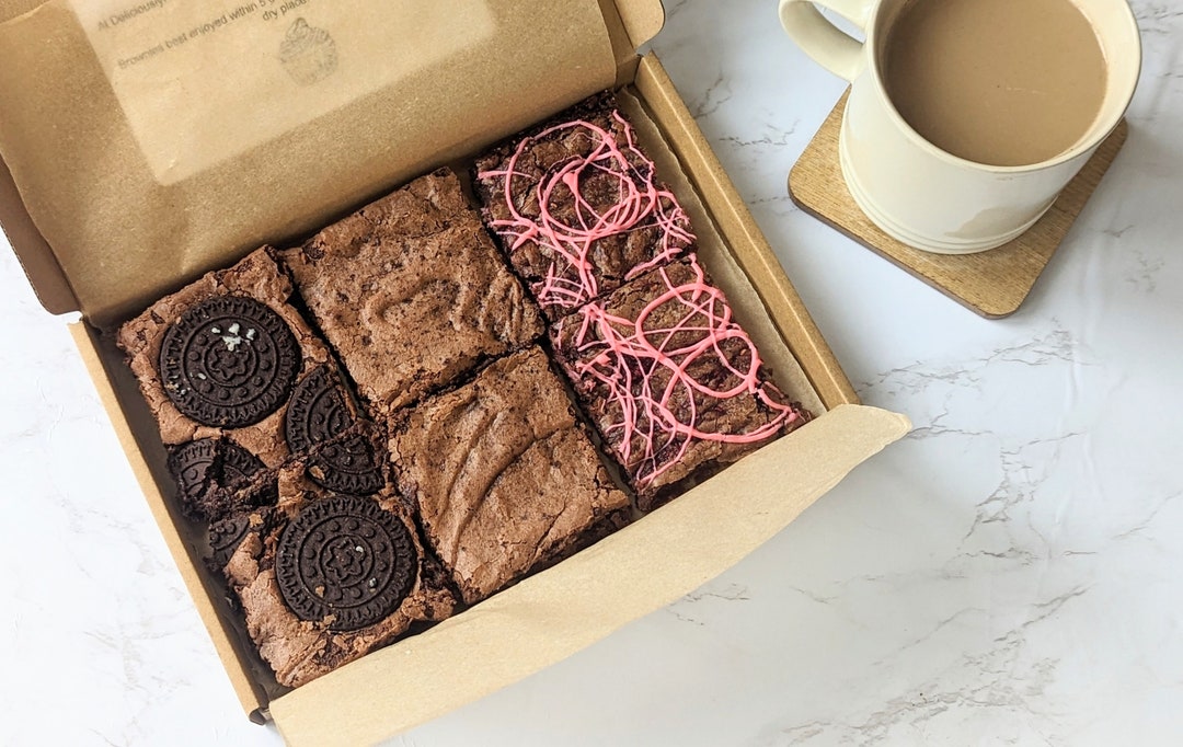 Gluten And/or Dairy Free Letterbox Brownies Etsy UK