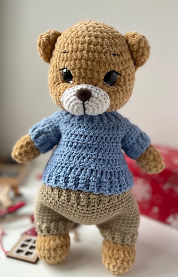 Orsetto Fatto a Mano All' Uncinetto, Orsacchiotto Peluche