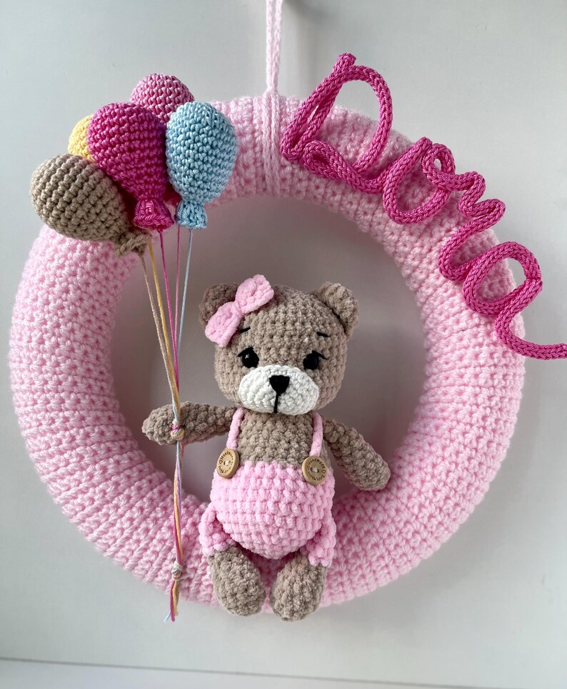 Adesivi follia : Kit Adesivo Murale bambini orsetto innamorato