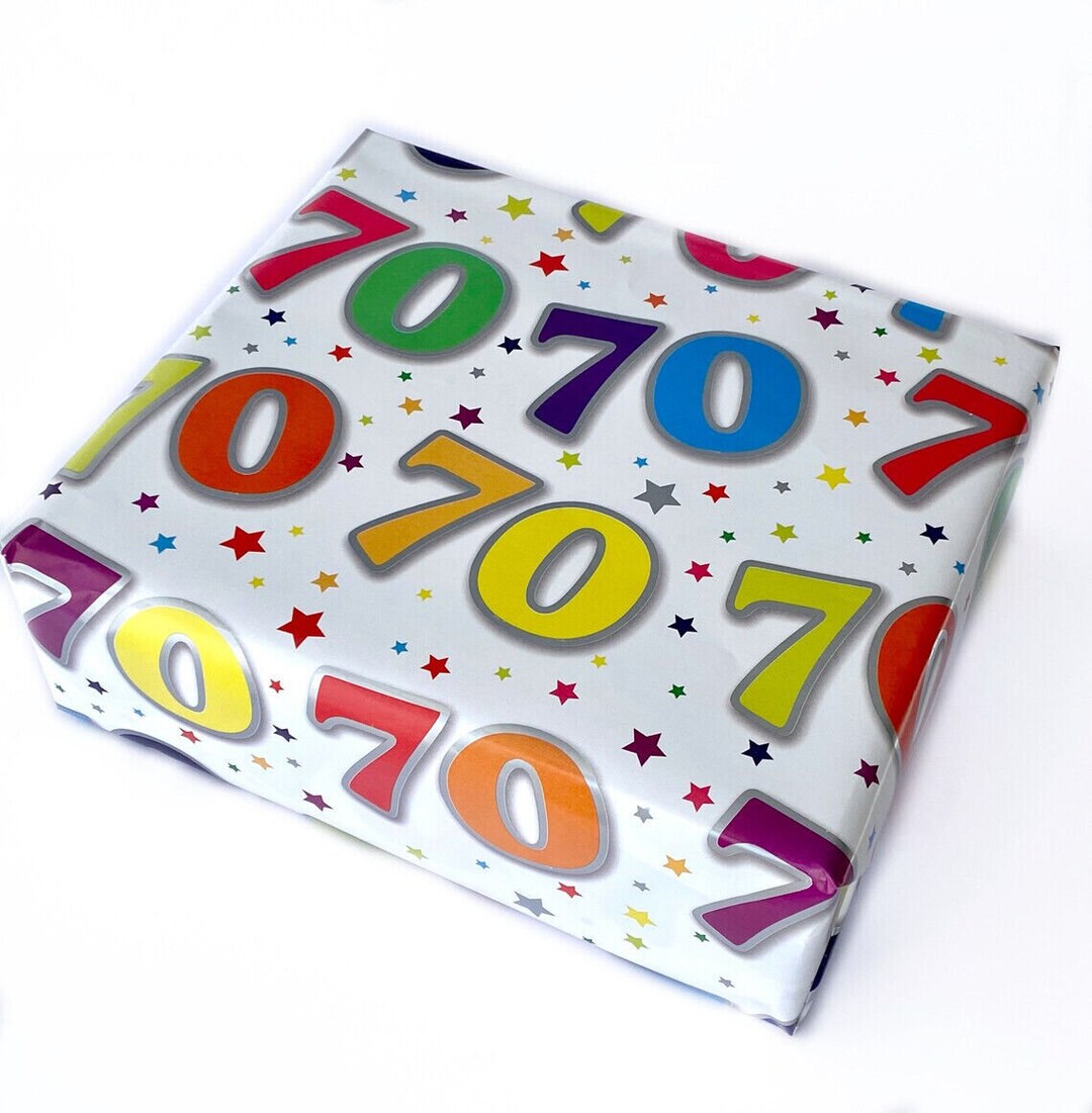 2 Sheets Gift Wrap Wrapping Paper Happy 70th Birthday Party Etsy 2-sheets-gift-wrap-wrapping-paper-happy-70th-birthday-party-etsy