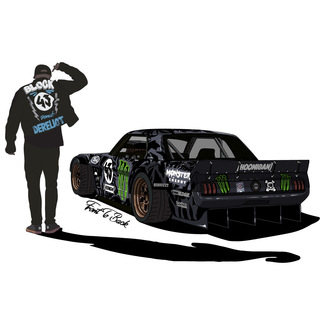 Hoonigan Racing Hoonicorn Ford Mustang Custom Poster - Etsy