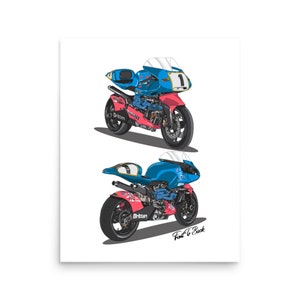 Britten V1000 Custom Motorcycle Custom Poster