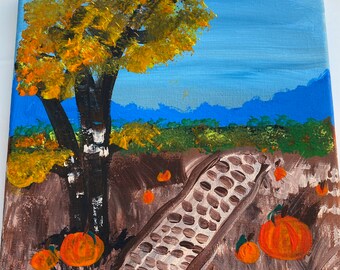 Autumn pumpkin patch