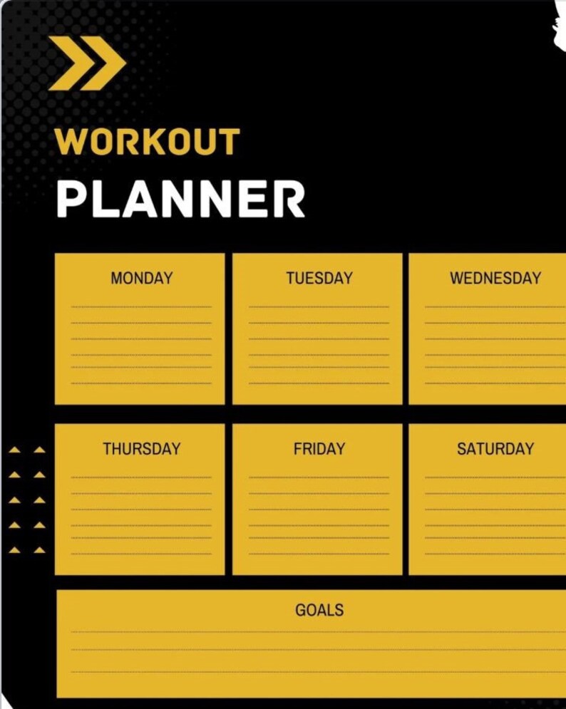 Workout Tracker Printable Daily Exercise Log Fitness Journal Workout workout-tracker-printable-daily-exercise-log-fitness-journal-workout