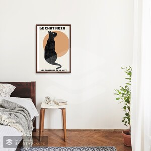 Le Chat Noir Poster - French Elegance