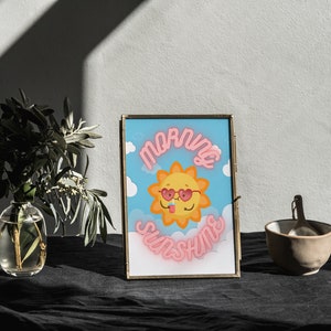 Morning Sunshine | High Quality Poster | Digital Print